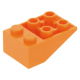 LEGO tetőelem fordított 25°-os (33) 2×3, narancssárga (3747b)
